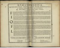0001 - Page sans numérotation - An, in febribus, Alterantia frequenti phlebotomiae praeferenda ?