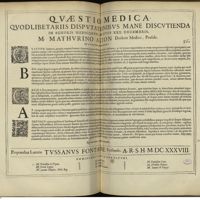0001 - Page sans numérotation - Est-ne rara formae, & animi concordia ?