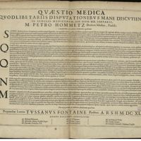 0001 - Page sans numérotation - An quartana, & Arthritis Medicorum opprobium ?
