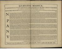 0001 - Page sans numérotation - An Quadragesimae Jejunium, animis corporibùsque curandis salubriter institutum ?