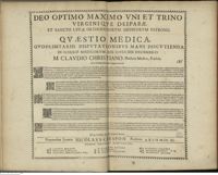 0001 - Page sans numérotation - Est ne in homine sano à solo sanguine nutritio ?