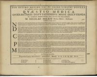 0001 - Page sans numérotation - An Medicorum vita longior, salubrior ?