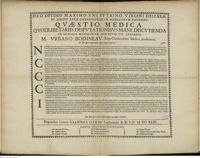 0001 - Page sans numérotation - An iidem specie morbi eodem tempore semper judicentur ?