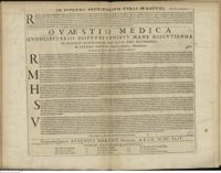 0001 - Page sans numérotation - [Dédicace] / An alimenti & humorum Attractio, similitudine substantiae ?