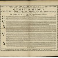 0001 - Page sans numérotation - An Modicus cibi, Medicus sibi ?
