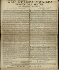 0001 - Page sans numérotation - An ex nimia animi contentione subita canities contingere possit ? / An dolori nephretico aquae rupiposaeae ?