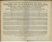 0001 - Page sans numérotation - Theses Ex Universa Medicina…