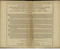 0001 - Page sans numérotation - An Pestilenti Febris Sudorifica ?