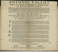 0001 - Page sans numérotation - [Dédicace] / Potestne debilius pharmacum, crebritate vel copiâ vicem supplere valentioris ?