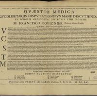 0001 - Page sans numérotation - An quae statim à Menstruâ purgatione concipiunt, citiùs pariunt ?