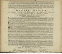 0001 - Page sans numérotation - [Dédicace] / An qui caeteris praestant mente, minus praestant corporis valetudine ?