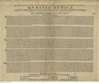 0001 - Page sans numérotation - An morbi omnis a vitiatio motu sanguinis ?