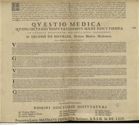 0001 - Page sans numérotation - [Dédicace] / Sunt ne foemina brevioris staturae foecundiores ?