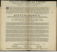 0001 - Page sans numérotation - [Dédicace] / An statim à menstruorum effluvio concepti, firmioris valetudinis ?