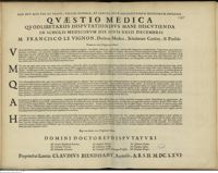 0001 - Page sans numérotation - Dantur-ne certa Virginitatis indicia ?