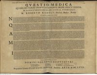 0001 - Page sans numérotation - Est-ne imperfectus qui Astrologiam ignorat Medicus ?