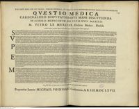 0001 - Page sans numérotation - Potest-ne infans per plures annos in utero matris ejusque tubis sanâ superstite muliere conservari ?