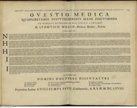 0001 - Page sans numérotation - An Naturae Morborum Medicae ?