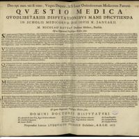 0001 - Page sans numérotation - Est-ne Hippocratis Physiologia Medico satis.
