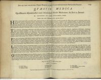 0001 - Page sans numérotation - Suntne tam variae Morborum, quàm aegrorum facies ?