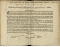 0001 - Page sans numérotation - An Chymiae cognitio Medico necessaria ?