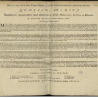 0001 - Page sans numérotation - An Chymiae cognitio Medico necessaria ?