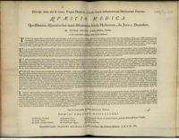 0001 - Page sans numérotation - An sola rerum sensibus subjectarum aestimatio utilis Medicinae ?