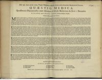 0001 - Page sans numérotation - Nullusne praecellens nisi praestanti naturâ Medicus ?