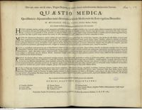 0001 - Page sans numérotation - An in curatione morborum medicamenta quae ex stirpibus parantur aliis anteponenda ?