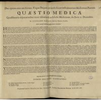 0001 - Page sans numérotation - Est-ne cuivis se Medicum professo statim credendum ?