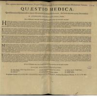 0001 - Page sans numérotation - Est-ne Phlebotomia omni aetati omnium magnorum morborum princeps & universale remedium ?