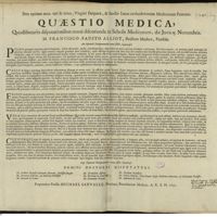 0001 - Page sans numérotation - An Hyemali Peripneumonae venae sectio, ηγεμονιχον ?