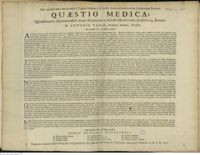 0001 - Page sans numérotation - An à quibus Vita, ab iisdem Morbus ?