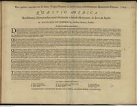 0001 - Page sans numérotation - An Chymiae & Medecinae eadem elementa ?