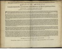 0001 - Page sans numérotation - An in febribus acutis initii quàm declinationis tempus purgationem potiori jure sibi vindicat ?