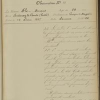 0105 - Page 47 - Maladie mitrale. Ensystolie. Observation N° 18
