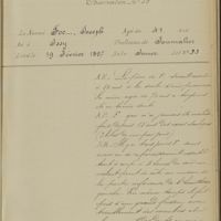 0133 - Page 60 - Pneumonie franche de la base gauche. Observation N° 23