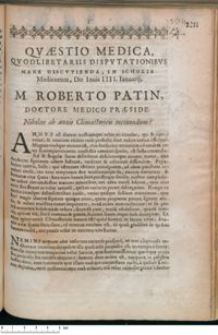 0001 - Page 1 - Nihilne ab annis Climactericis metuendum ?