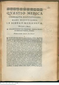 0001 - Page 1 - Utrùm extremis Morbis sola Diaeta ?