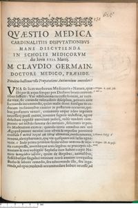 0001 - Page 1 - Potuitne hactenus ulla Praeparatione Antimonium emendari ?