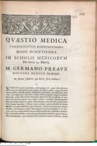 0001 - Page 1 - An somnus salubrior, qui breves facit tenebras ?