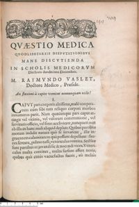 0001 - Page 1 - An fluxioni à capite vomitus nonnunquam utilis ?