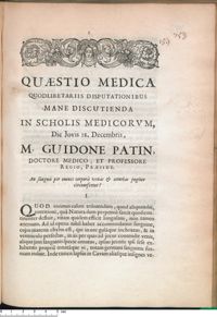 0001 - Page 1 - An sanguis per omnes corporis venas & arterias jugiter circumfertur ?