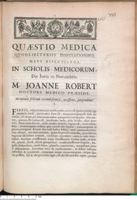 0001 - Page 1 - An instante febrium excandescentiâ, accessione, purgandum ?