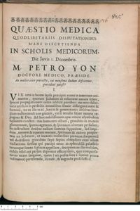 0001 - Page 1 - An mulier aetate provecta, cui menstrua dudum defecerunt, gravidari potest