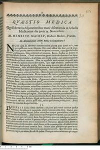 0001 - Page 1 - An Melancholicis animi motus vehementiores ?