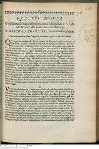 0001 - Page 1 - An incipiente Parotide sanguis è proxima juguli vena mittendus ?