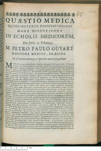 0001 - Page 1 - An si materia non turgeat, ineuntibus morbis purgandum ?