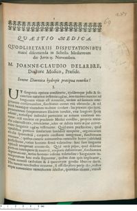 0001 - Page 1 - Suntne Diuretica hydropis praecipua remedia ?