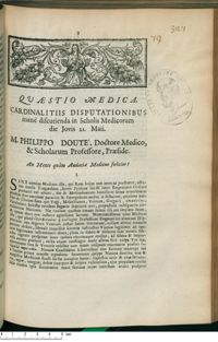 0001 - Page 1 - An Mente quàm Audacia Medicus foelicior ?